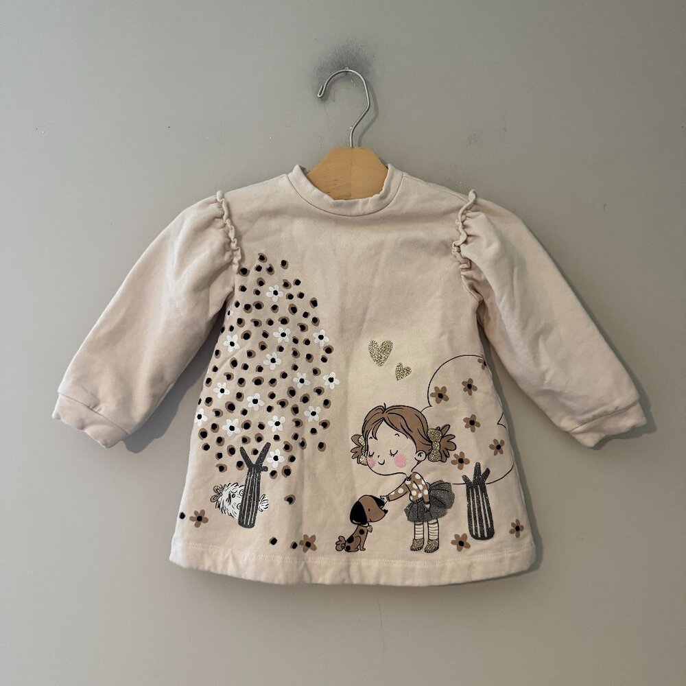 $17 ADD ON Mayoral long sleeve dress Janie and Jack Baby Gap Zara Quincy Mae